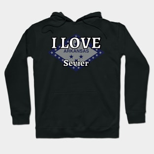 I LOVE Sevier | Arkensas County Hoodie